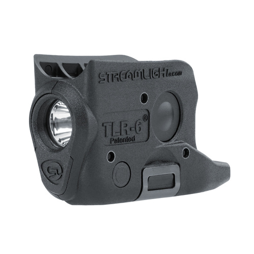 Streamlight - Світлодіодний тактичний ліхтар для зброї TLR-6 - 100 lm - Glock 42 / 43 - Black - L-69280