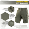 M-Tac - Тактичні шорти Aggressor Summer Flex - Army Olive - 20472062
