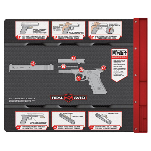 Справжній завзятий - килимок для чищення зброї Glock Smart Mat® - AVGLOCKSM