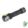 Armytek - Налобний ліхтар Wizard C2 Pro - Магнітний зарядний пристрій - 2500 лм - 18650 - чорний - F08701C