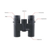 Vector Optics - Тактичний бінокль Sentinel 8x25 з чохлом - Black - SCBO-11
