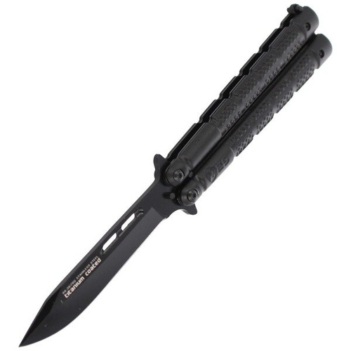 K25 - Складаний ніж-метелик з титановим покриттям Balisong - 36250
