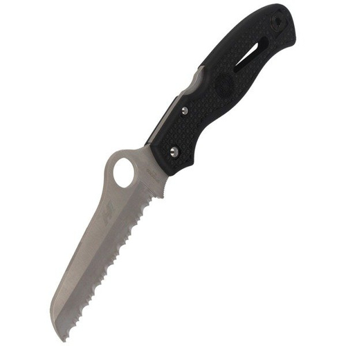 Складаний рятувальний ніж Spyderco - Atlantic Salt Black FRN - C89SBK