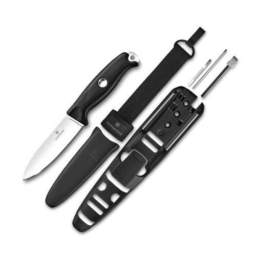 Victorinox - Ніж з фіксованою головкою Venture Pro - Sandvik 14C28N - Чорний - 3.0903.3F