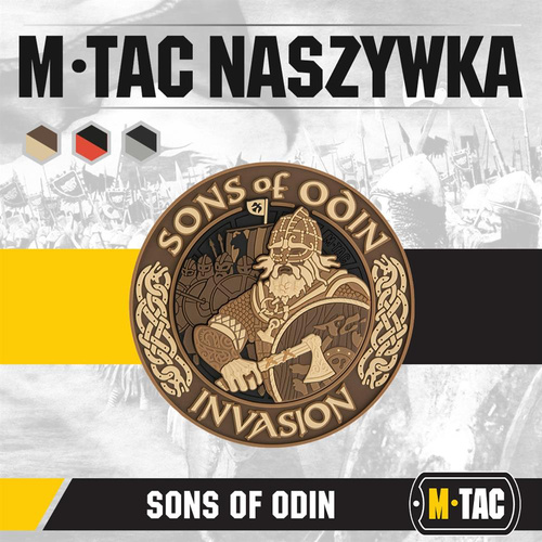 M-Tac -  3D PVC нашивка Sons of Odin - Coyote - 51137005