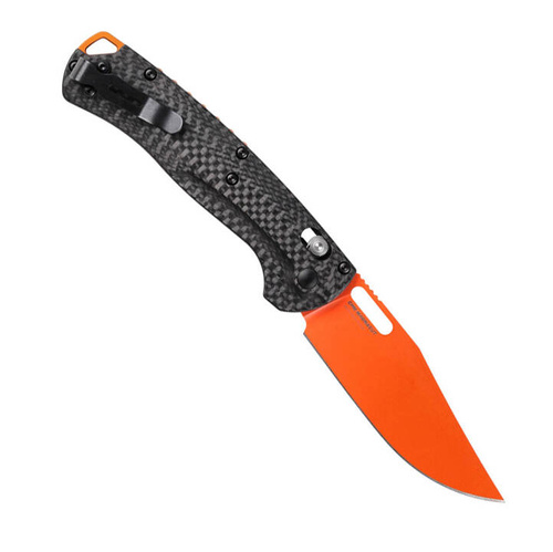 Benchmade - Мисливський ніж з міткою - CPM MagnaCut - чорний / оранжевий - 15535OR-01