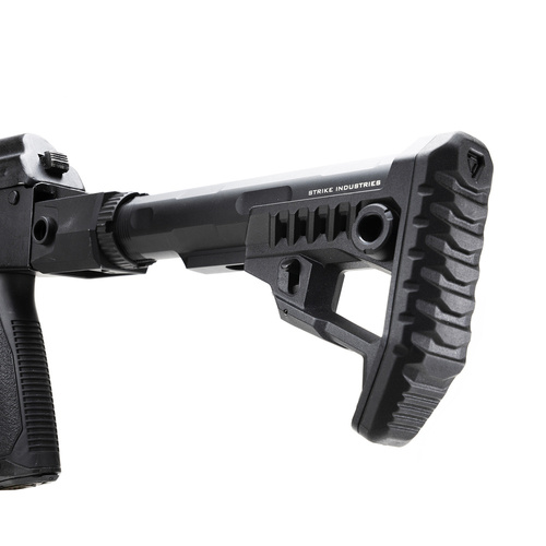Strike Industries - Регульований приклад PDW Strike Polymer Pit Stock - чорний - SI-STRIKE-POLY-PIT-BK