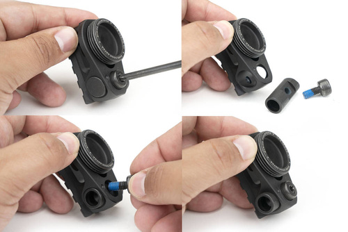 Strike Industries - Адаптер Пікатіні для складної фляги або стабілізатора AR Picatinny Stock Adapter - чорний - SI-AR-PSA-BK