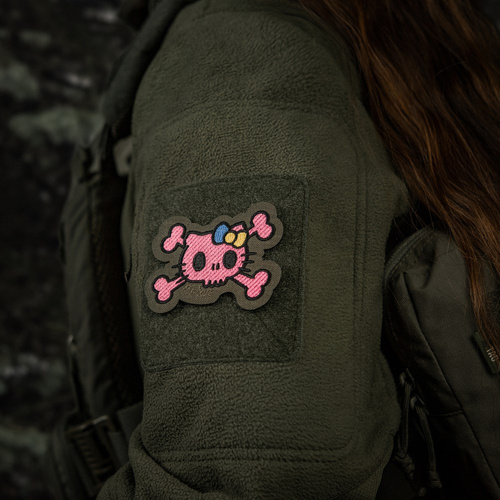 M-Tac - Нашивка Kitty Pink - Вишивка - Жовто-блакитний бант - Ranger Green - 51393023