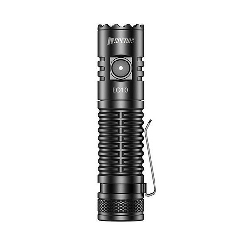 Speras - Ліхтарик E10 LED з акумулятором 3100 mAh - 1300 lm - Black - E10