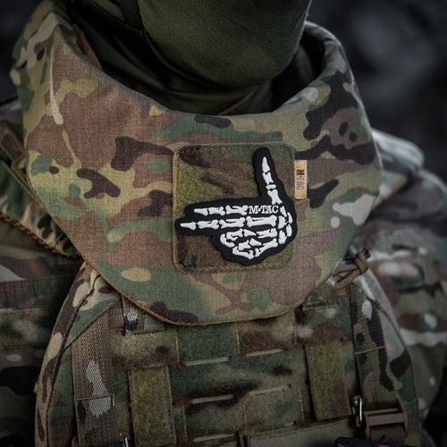 M-Tac - Нашивка Skeleton Shooter - Вишивка - 500D Cordura - Чорний - 51375002