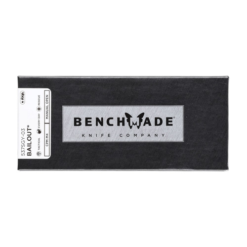 Benchmade - Складаний тактичний ніж 537SGY-03 Bailout - CPM-M4 - чорний - 537SGY-03