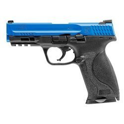 Umarex - Пістолет RAM під гумові кулі Smith&Wesson M&P9 M2.0 T4E LE кал. .43 - чорний / синій - 2.4749