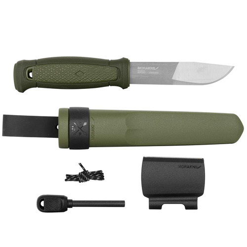 Morakniv - Ніж для виживання "Кансбол" з набором для виживання - зелений - 13912 
