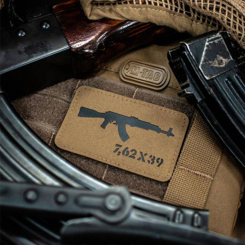 M-Tac - Нарукавна нашивка AKM 7.62x39 Laser Cut - Coyote/Black - 51110502