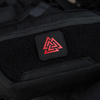 M-Tac - Квадратна нашивка Laser cut Valknut - Червоний / Чорний - 51162233