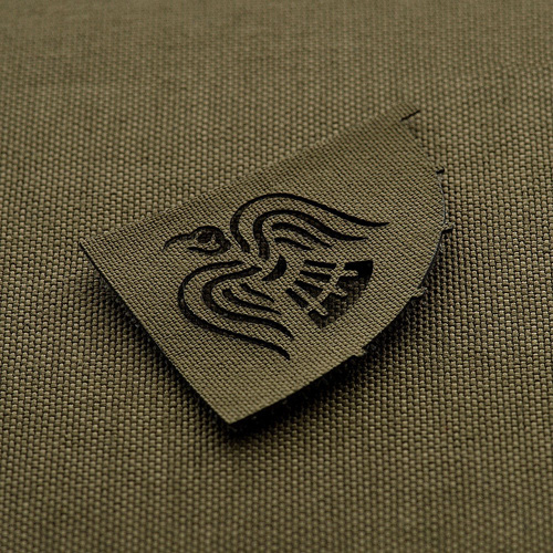 M-Tac - Нашивка Crow Banner - 500D Cordura - Laser Cut - Cut - Ranger Green - 51172023