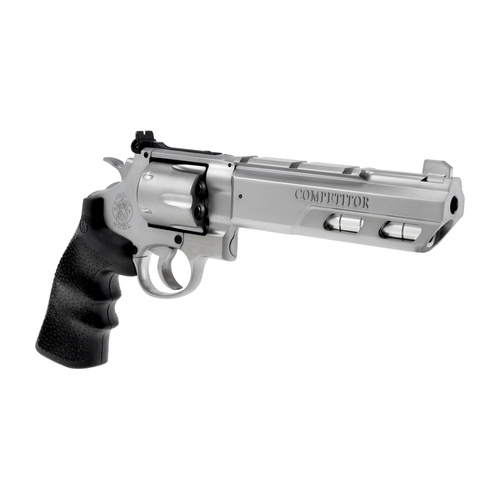Umarex - Пневматична гвинтівка CO2 Smith&Wesson 629 Competitor 6" - 4,5 мм - сріблястий/чорний - 5.8440