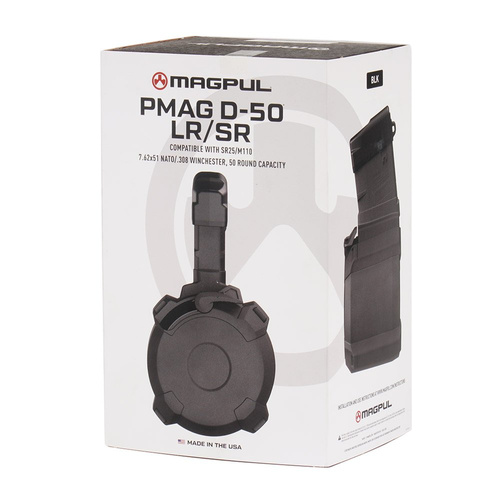 Magpul - Магазин PMAG D-50® LR/SR GEN M3® для AR10 / SR25 / M110 - чорний - MAG993-BLK