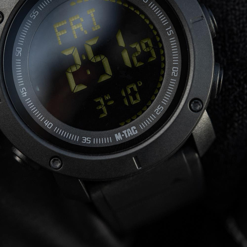 M-Tac - Тактичний годинник з компасом 2095 - чорний - 50009002