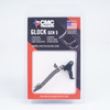 CMC Triggers - Спусковий гачок для Glock G17/G19/G19X/G26/G34/G45 9 мм Gen5 - плоский - чорний - 71702
