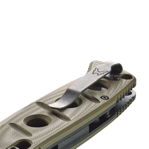 Benchmade - Bійськовий складаний ніж Auto Adamas - CPM CruWear - Olive Drab - 2750SFE-2