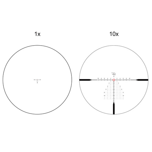 Vector Optics - Приціл Continental x10 ED CTR - 1-10x28 - 34 мм - чорний - SCFF-47