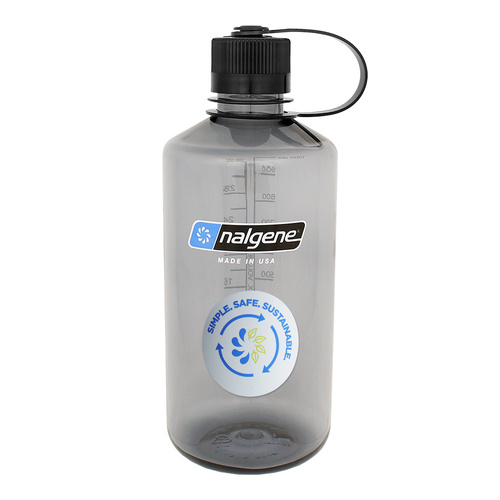 Nalgene - Бутилка для води 32 oz Narrow Mouth Sustain - Gwint 38 мм - 1л - Сірий - 2021-0432