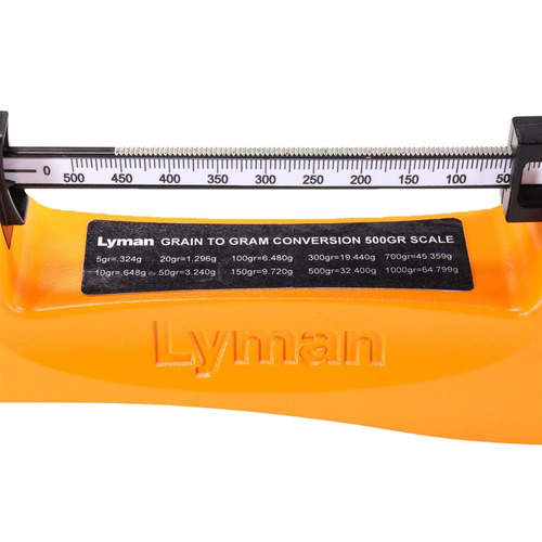 Lyman - Ваги для вимірювання пороху Brass Smith 500 - помаранчева - 7752225