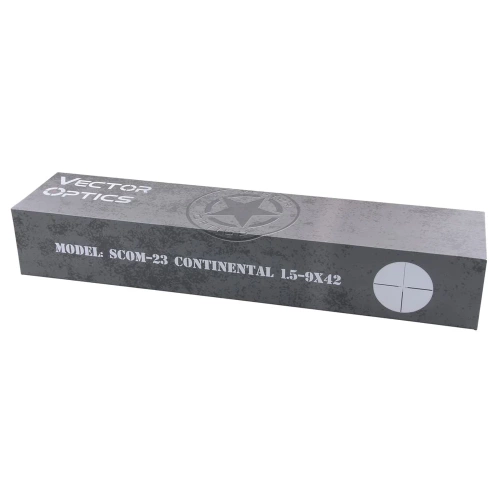 Vector Optics - Приціл Continental Scope x6 1.5-9x42 - 42 мм - G4 - чорний - SCOM-23