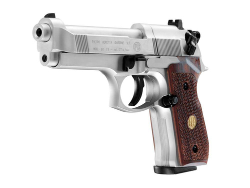 Umarex - Пневматичний пістолет Beretta M92 FS - 4,5 мм Diabolo - Нікель / Дерево - 419.00.03