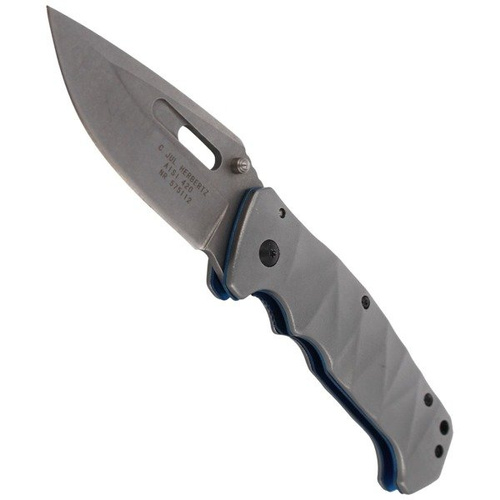 Herbertz - Nóż Clip Point Stone Wash Finish Folder - 575112
