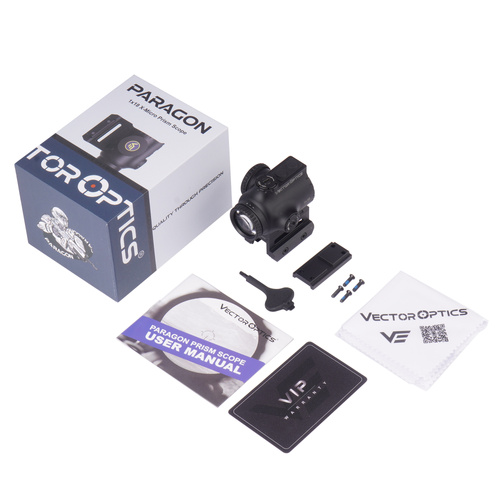 Vector Optics - Приціл призматичний Paragon 1x18 X-Mini - Чорний - SCPS-M10