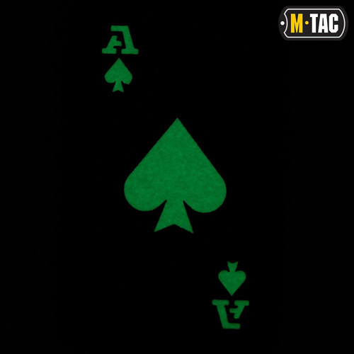 M-Tac - нашивка Ace of Spades - Cordura 500D - Ranger Green / Fluorescent - 51109239