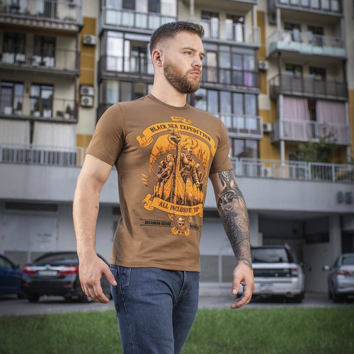 M-Tac - Чоловіча футболка Black Sea Expedition - Coyote Brown - 80025017