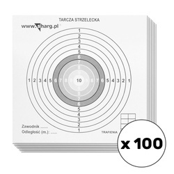 Мішень стрілецька універсальна - 140 х 140 мм - 100 шт - 100-01