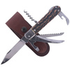 Mikov s.r.o. - Мисливський ніж Mikov Fixir Imit. Dear Stag - 6 клинків - Шкіряні піхви - Коричневий - 232-XH-6V KP
