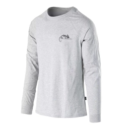 Helikon - Футболка з логотипом Helikon-Tex Logo - Сірий меланж - TS-HLT-CO-2M