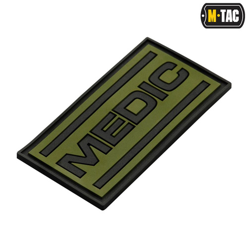 M-Tac - Нашивка медичний 3D ПВХ - чорний / оливковий - 51125102