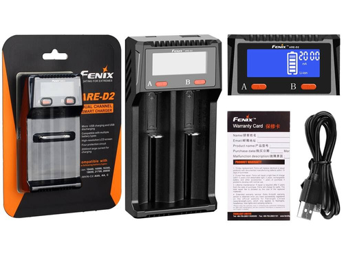 Двоканальний розумний зарядний пристрій Fenix - Ładowarka USB ARE-D2