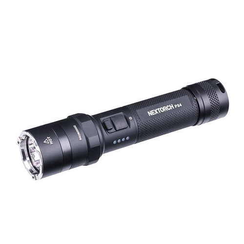 NEXTorch - Світлодіодний тактичний ліхтар P84 з акумулятором 4800 mAh - 3000 лм - чорний - P84