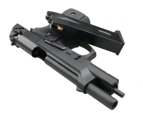 WE - Репліка пістолета ASG M9A1 - зелений газ - чорний - WET-02-000982