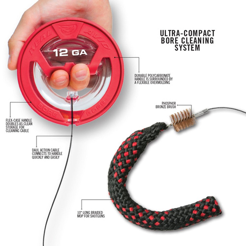 Real Avid - Шнур для чищення стволів Bore Boss - 12 GA - AVBB12G
