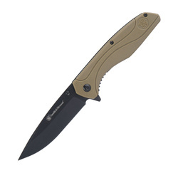 Smith&Wesson - Drop Point Nylon - плоский складаний ніж Dark Earth - 1084312