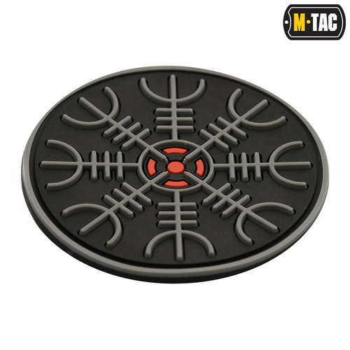 M-Tac - Helm of Terror Patch - 3D PVC - Чорний/сірий - 51221211