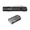 Fenix - Тактичний ліхтар PD36R Pro LED з акумулятором 5000 мАг + ліхтар-брелок E03R V2.0 - 2800 лм - чорний/сірий - PD36R Pro+E03R grey
