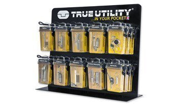 True Utility - Ekspozytor 10 zawieszek - Na 30 produktów