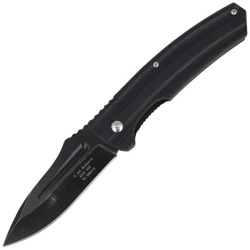 Herbertz - Walnut Drop Point Folder 87 мм - 566112