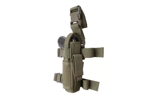 GFC Tactical - Кобура на стегно з магазином - нейлон - оливковий - GFT-29-000235