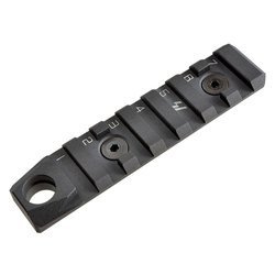 Strike Industries - Szyna LINK KeyMod / M-LOK - 7 слотів + QD - Czarny - LINK-RS-7-QD